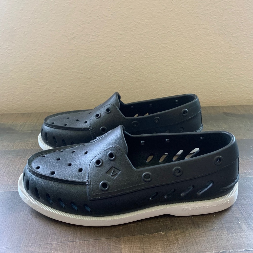 Sperry Top-Sider Authentic Original Float‎ Boat Shoes Black Women's 8